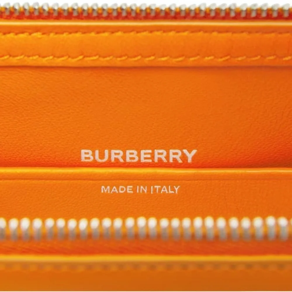 Burberry Mini Olympia Leather Shoulder Bag in Orange - Picture 10 of 16